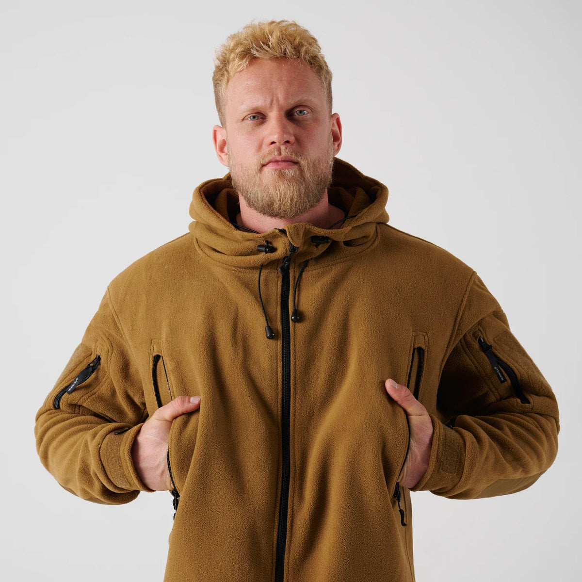 Helikon-Tex PATRIOT mikina Double Fleece, Olive Green – detail 3
