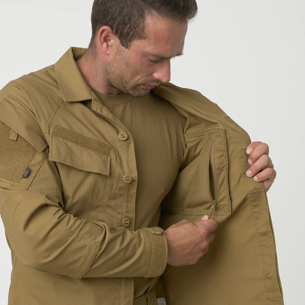 Helikon-Tex Raid blúza Ripstop, Olive Green – detail 7