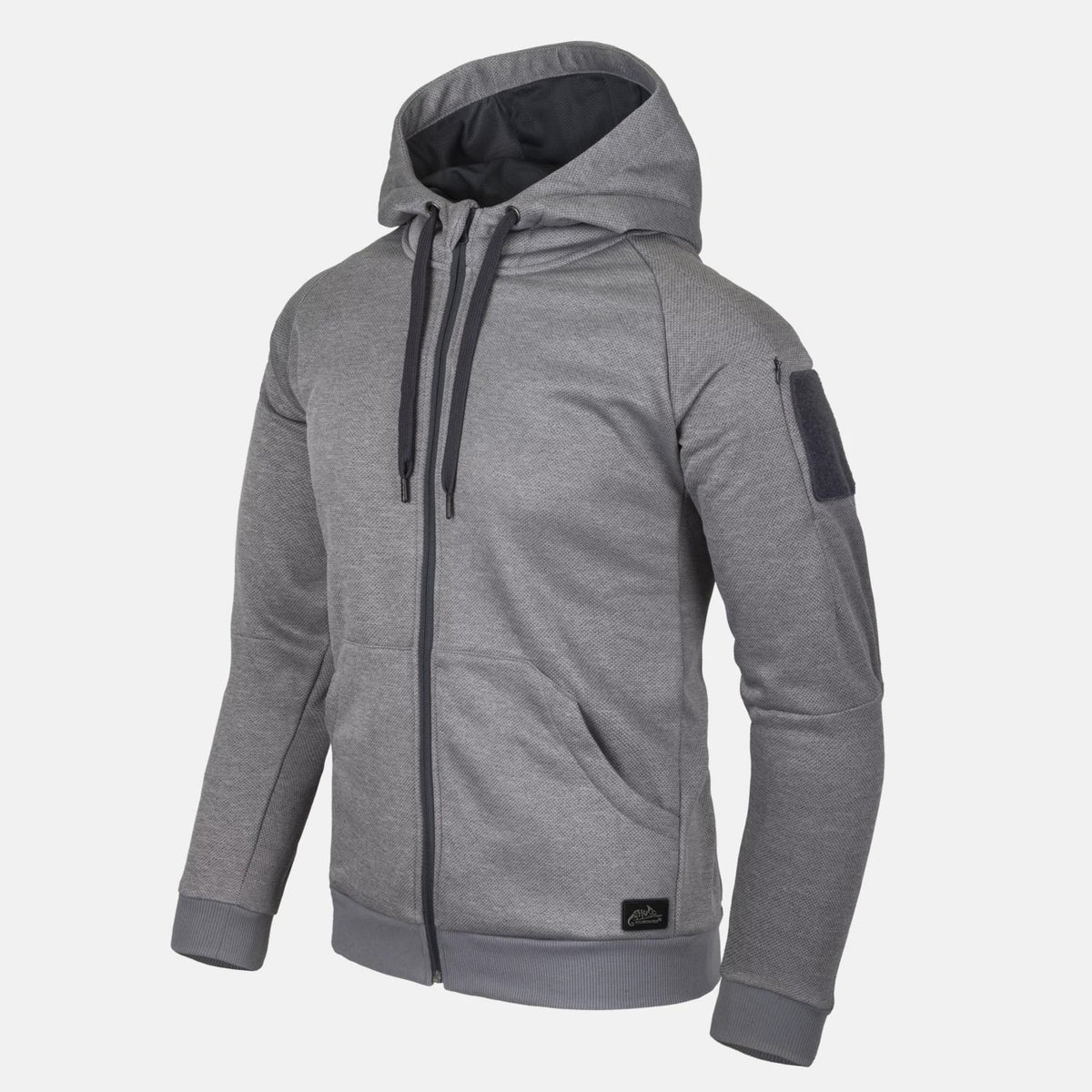 Helikon-Tex URBAN TACTICAL HOODIE hanorac FullZip, Melange Grey
