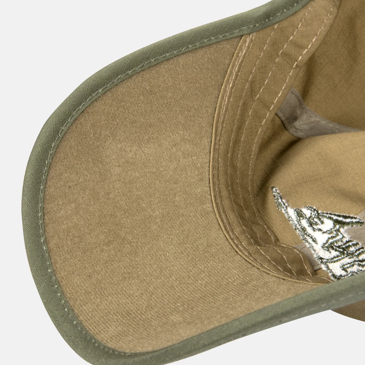 Helikon-Tex šiltovka PolyCotton Ripstop logom, Coyote / Olive Green – detail 3