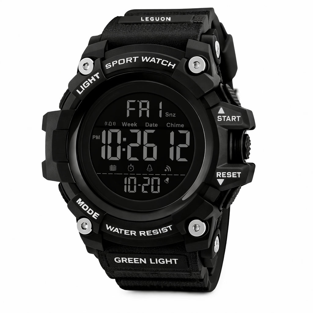 Leguon Strikewatch ceas, negru