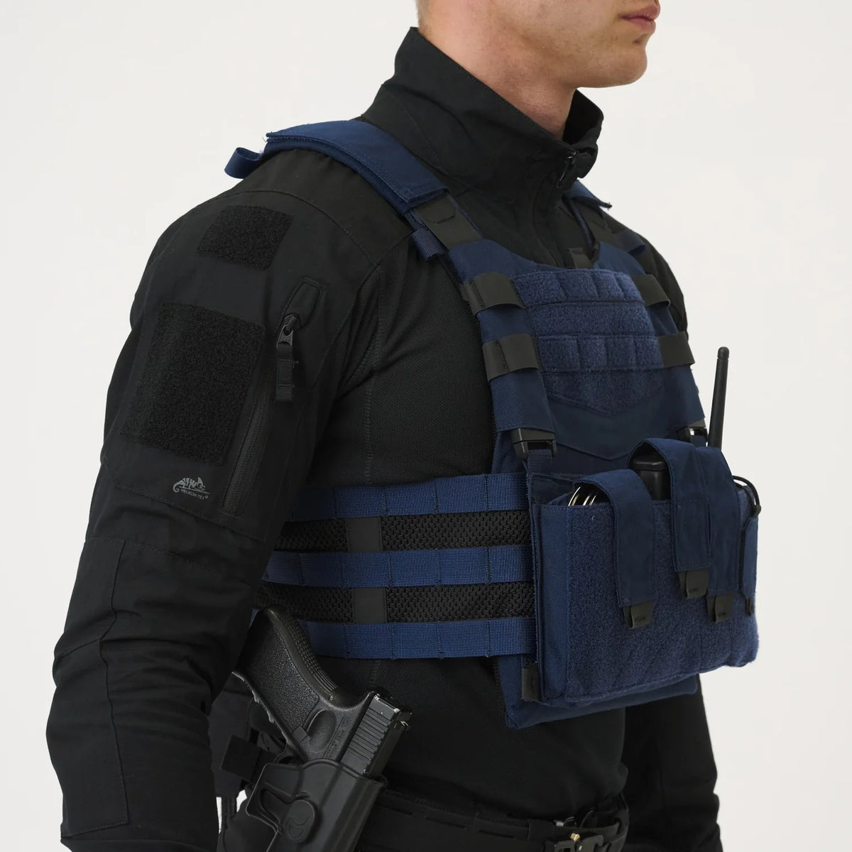 Helikon-Tex Law Enforcement prídavná predná platforma so sumkami, Sentinel Blue – detail 5