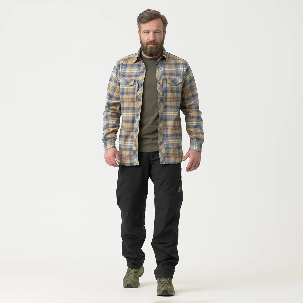 Helikon-Tex Defender Mk2 PILGRIM košeľa, Rust Plaid – detail 1