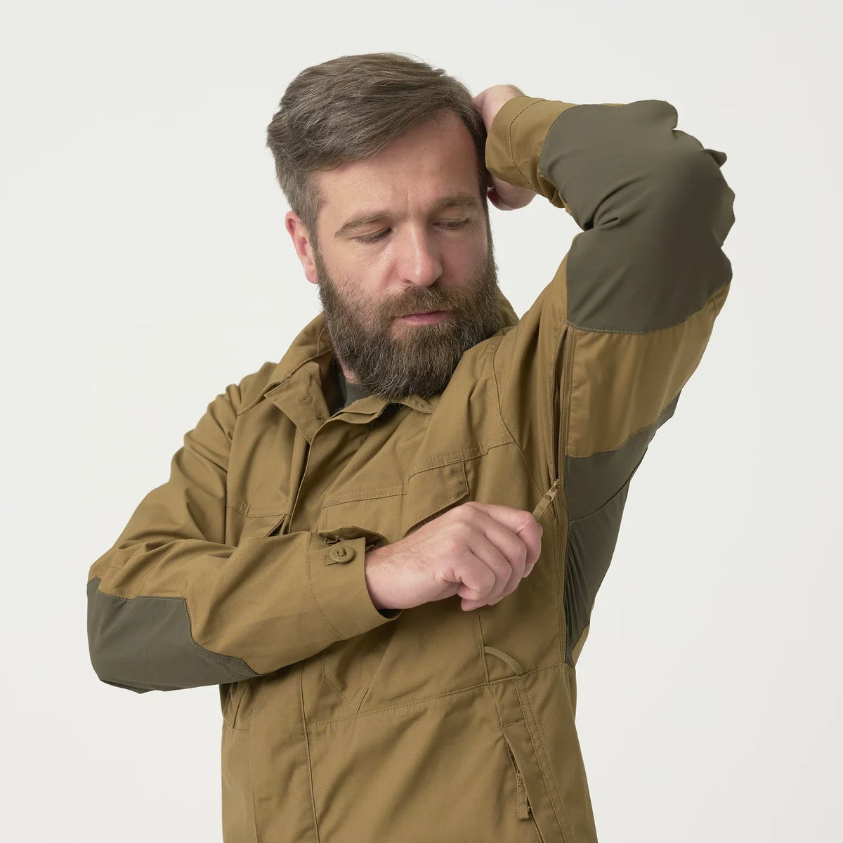 Helikon-Tex WOODSMAN košeľa Taiga Green / Black – detail 3