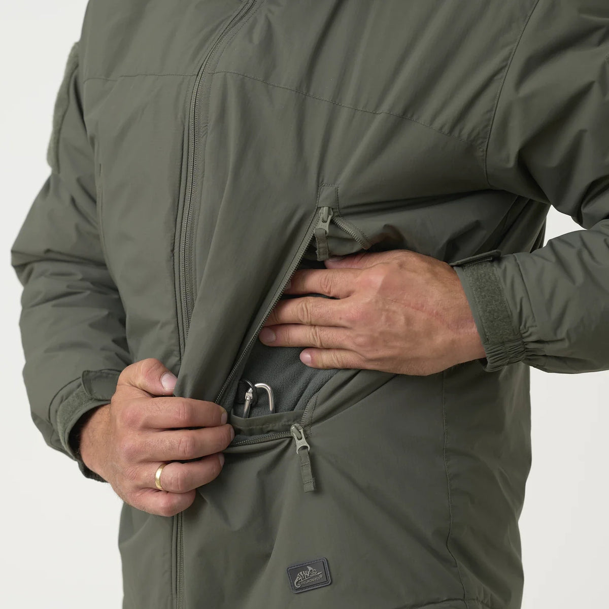 Helikon-Tex LEVEL 7 ľahká zimná bunda Climashield Apex 100g, Coyote – detail 2