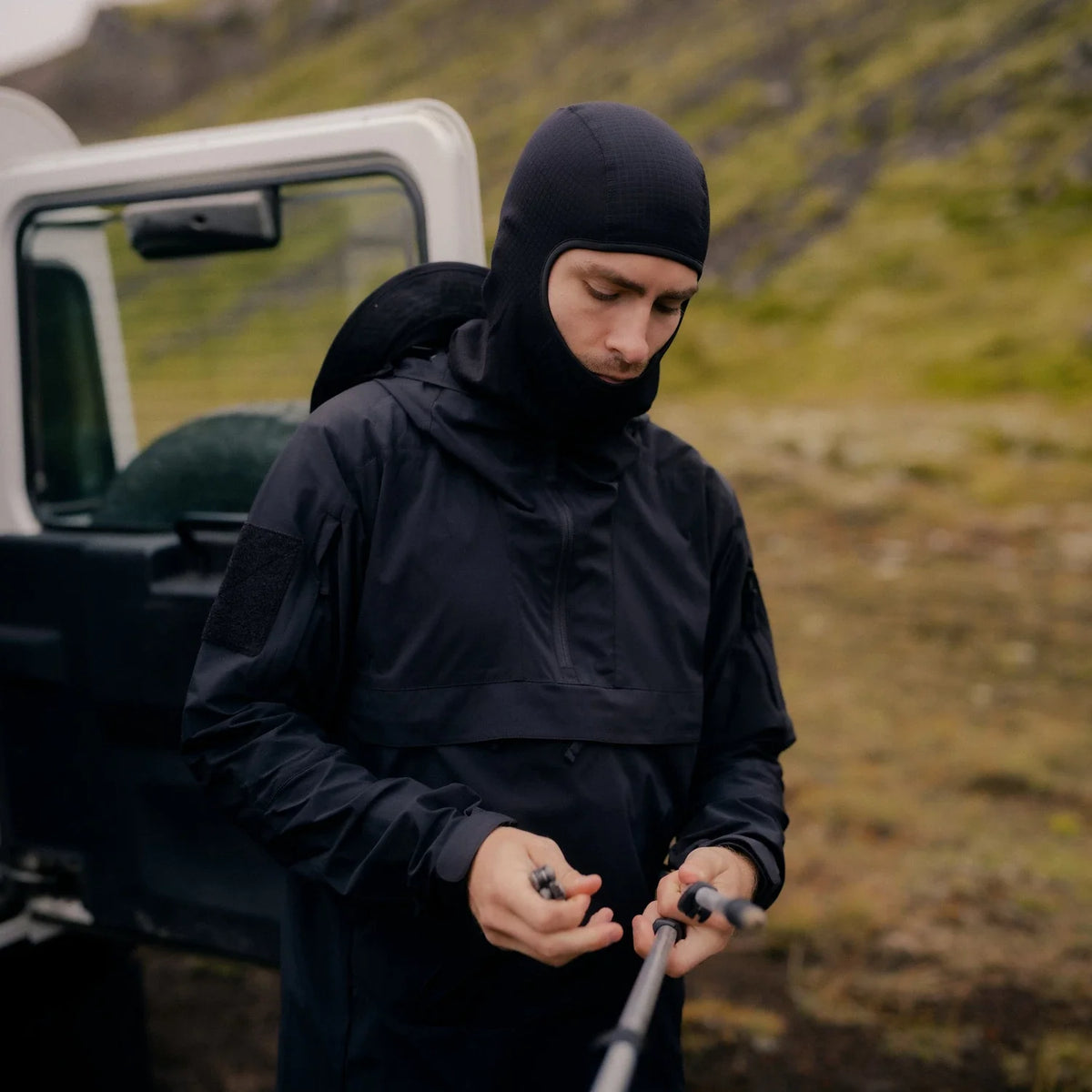 Helikon-Tex MISTRAL Soft Shell anorak bunda, PenCott Wildwood – v použití 1