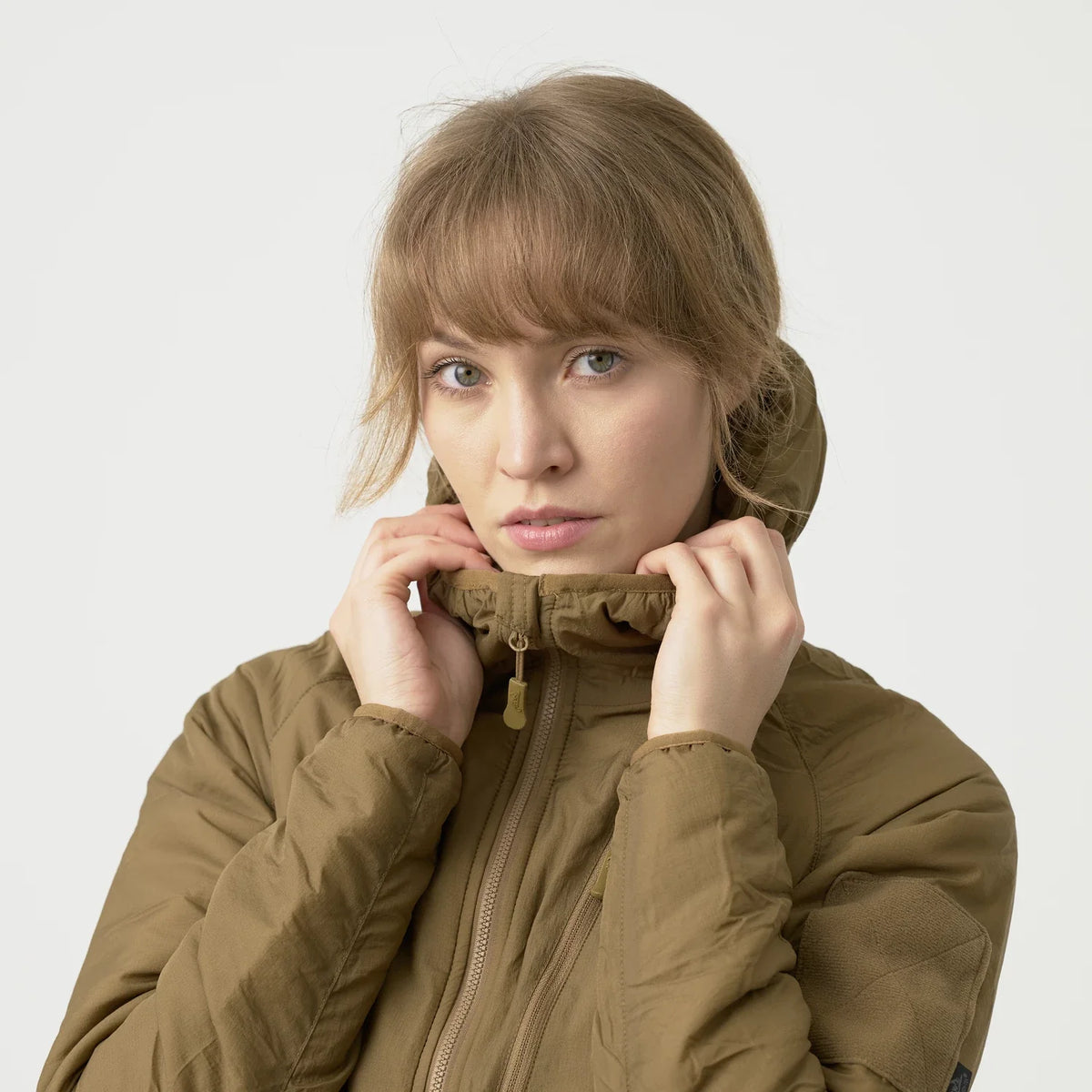 Helikon-Tex WOLFHOUND bunda dámska s kapucňou, Desert Night Camo – detail 7