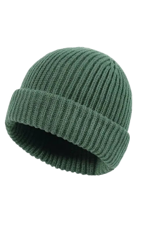 WARAGOD Mjuka cagulă tricotată 2 în 1, army green