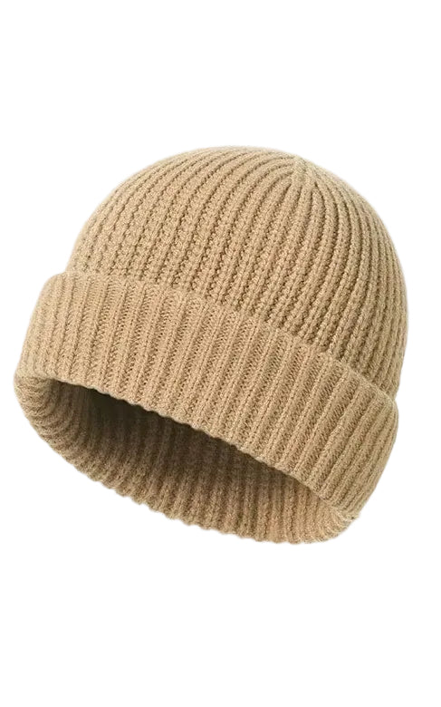 WARAGOD Mjuka cagulă tricotată 2 în 1, khaki