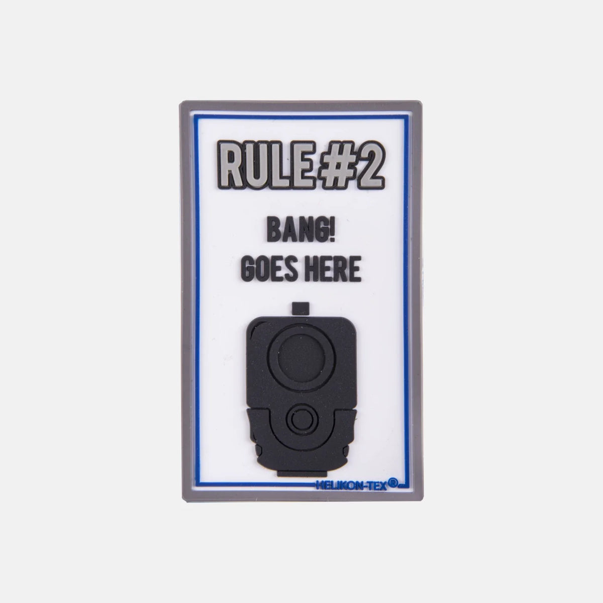 Helikon-Tex "Rule#2" nášivka PVC, White – detail