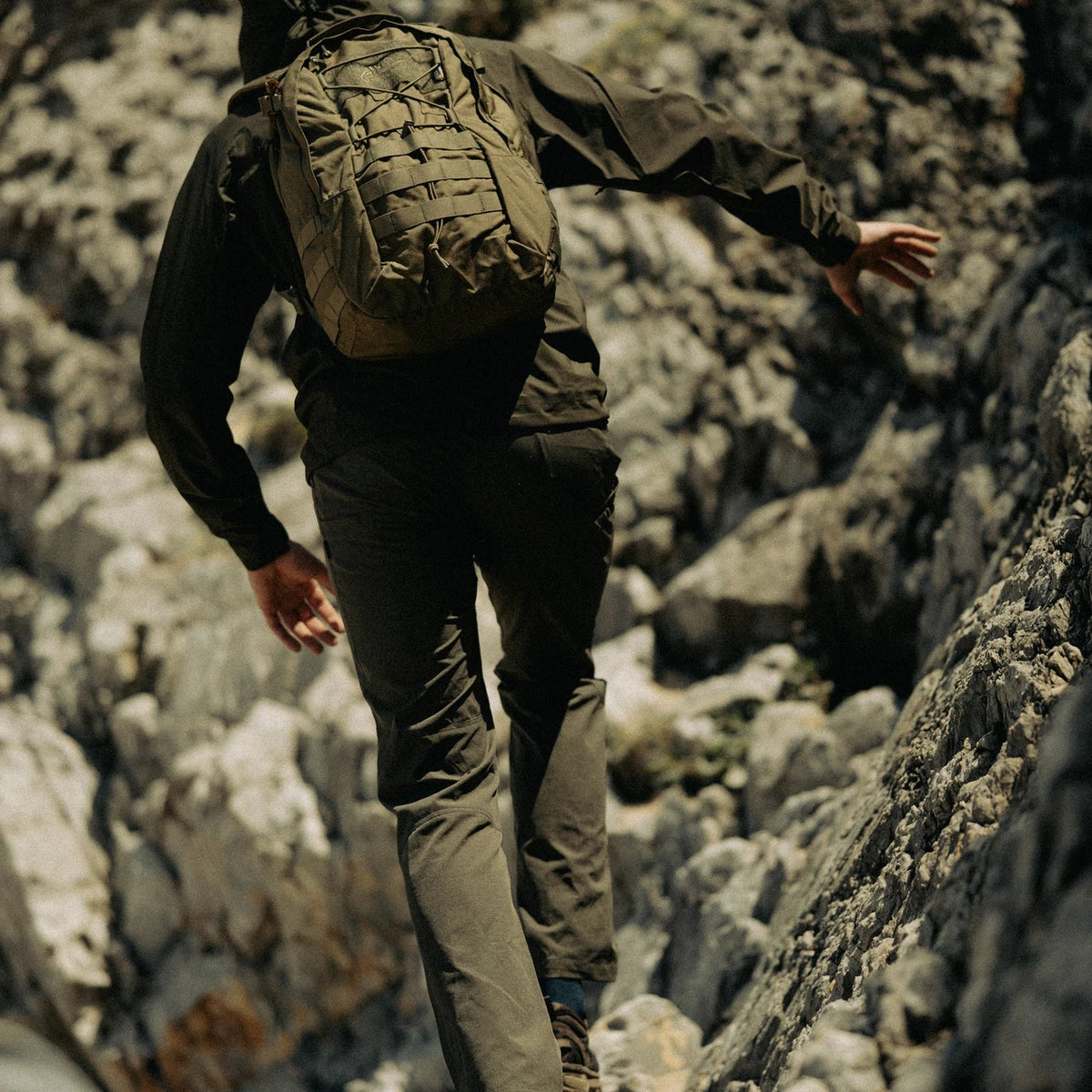 Helikon-Tex EDC batoh Cordura, RAL 7013 – v použití 1