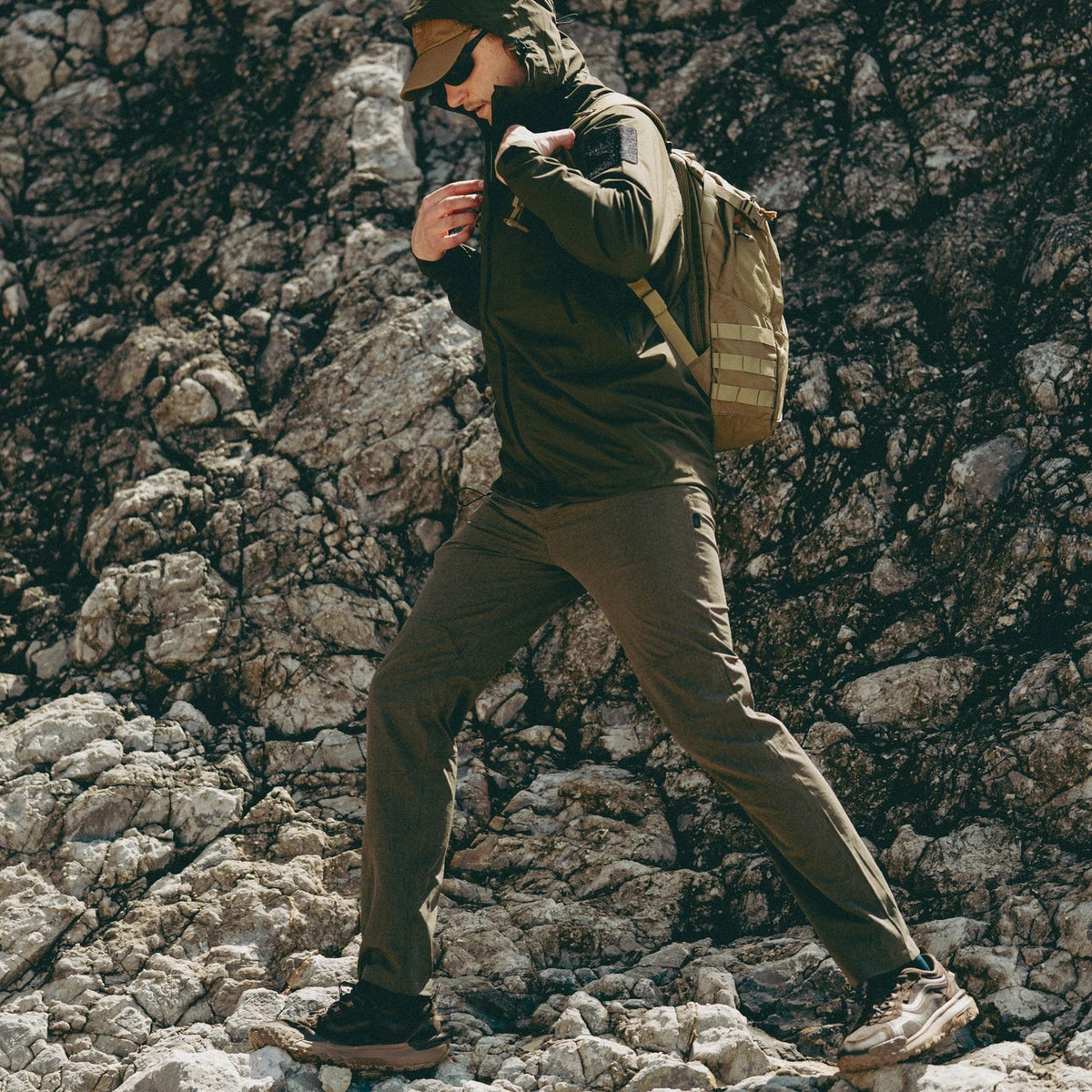 Helikon-Tex EDC batoh Cordura, RAL 7013 – v použití 2