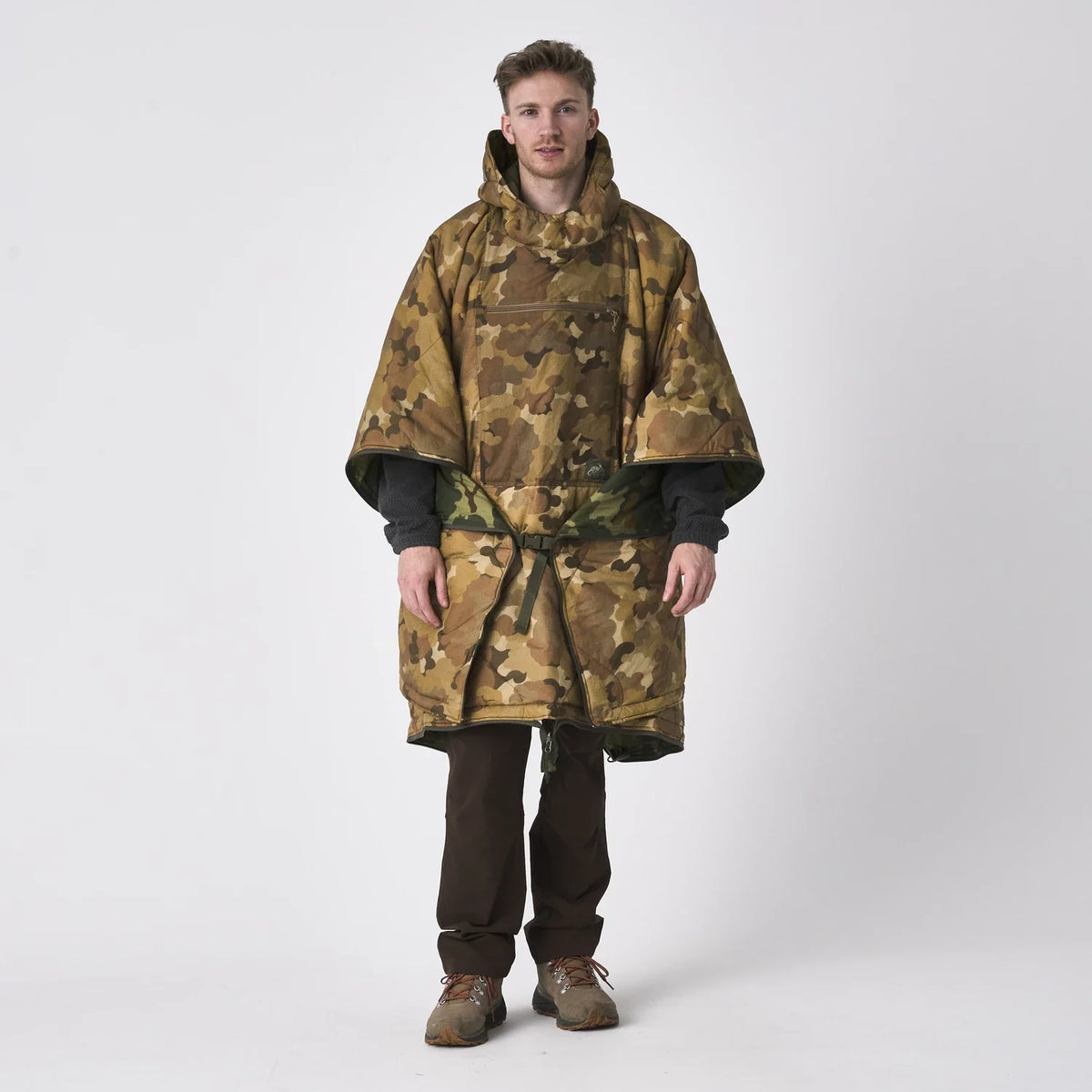 Helikon-Tex SWAGMAN ROLL obojstranné pončo, Mitchell Camo Leaf / Mitchell Camo Clouds – detail 1