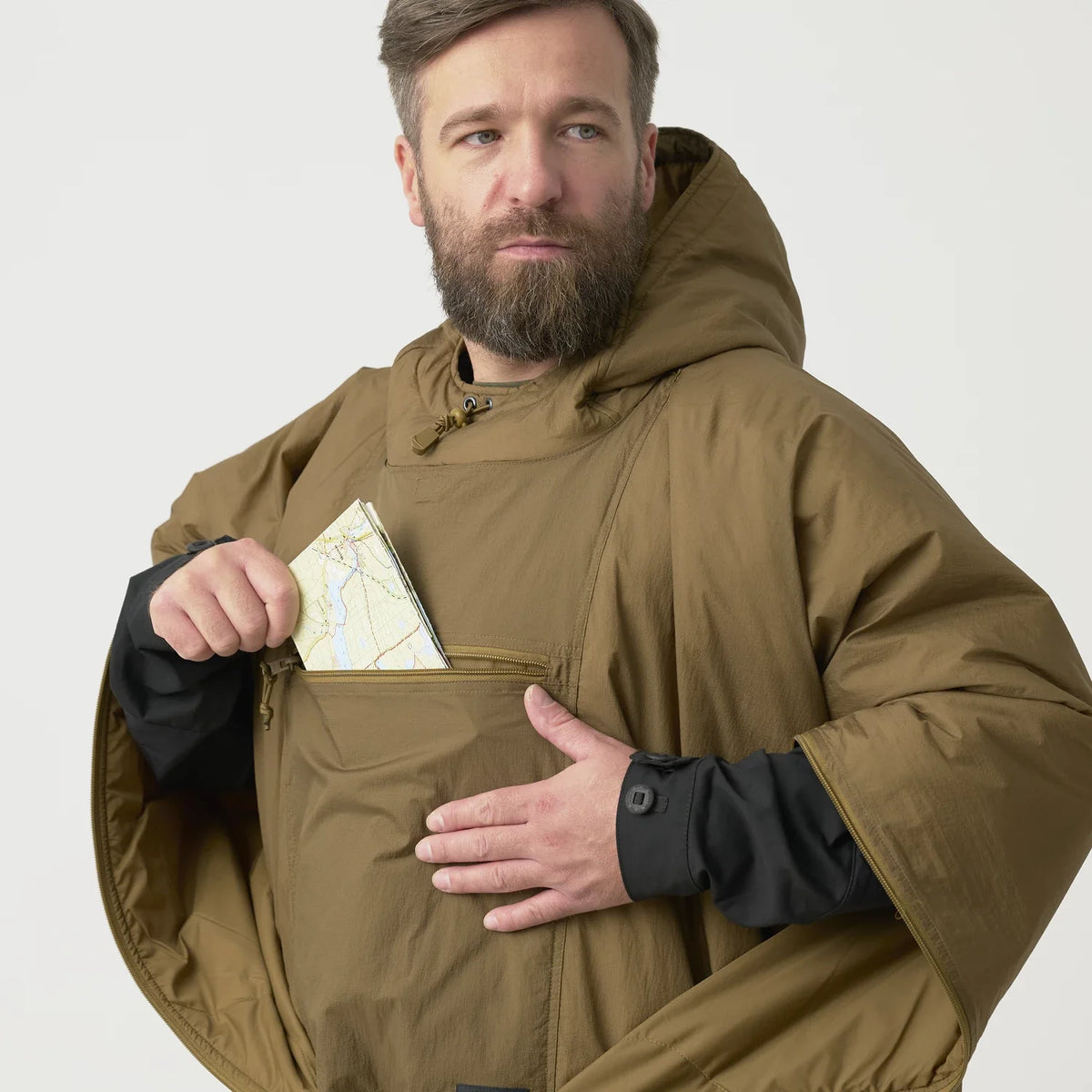 Helikon-Tex Swagman Roll pončo, Taiga green – detail 2
