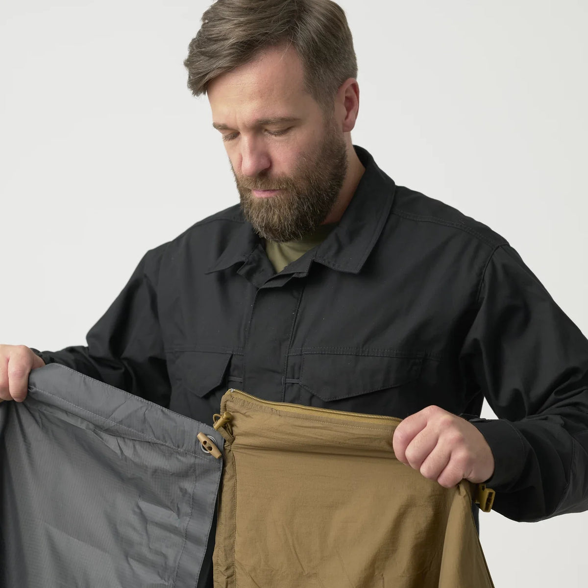 Helikon-Tex Swagman Roll pončo, Taiga green – detail 8