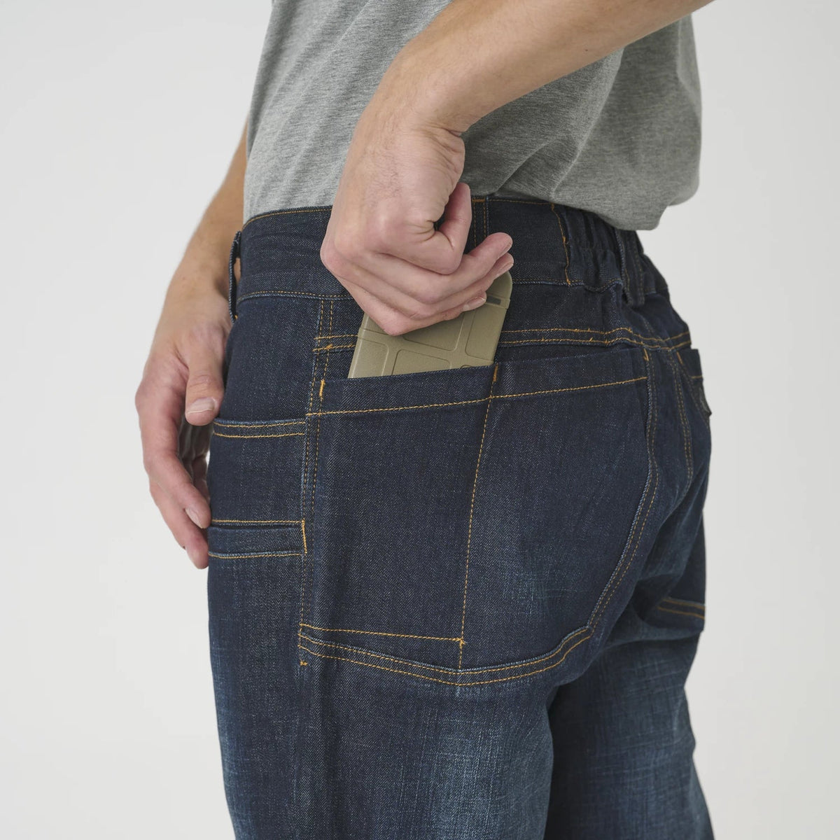 Helikon-Tex Greyman Tactical Jeans pantaloni denim, albastru închis