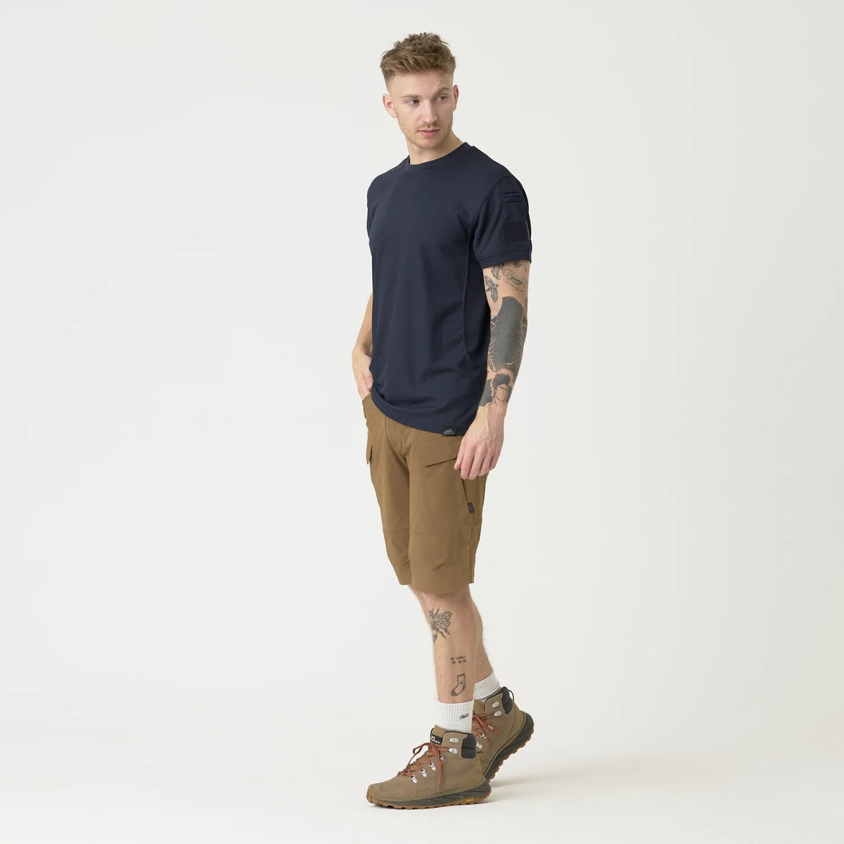 Helikon-Tex OTS 11" šortky VersaStretch taktické outdoorové Versa Stretch Lite, Shadow Grey – detail 4