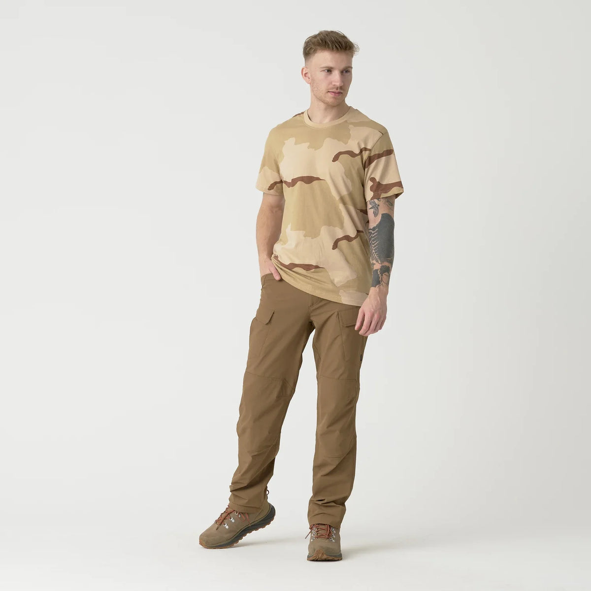 Helikon-Tex OTP nohavice VersaStretch taktické outdoorové Versa Stretch, Earth Brown – detail 4