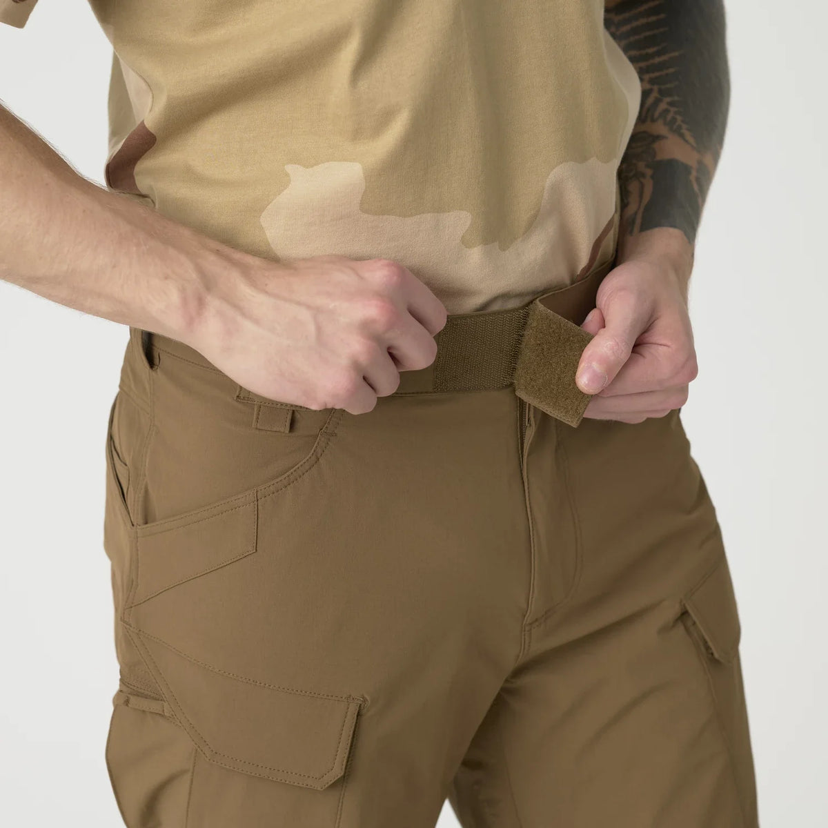 Helikon-Tex OTP nohavice VersaStretch taktické Versa Stretch Outdoorové, Olive Drab – detail 7