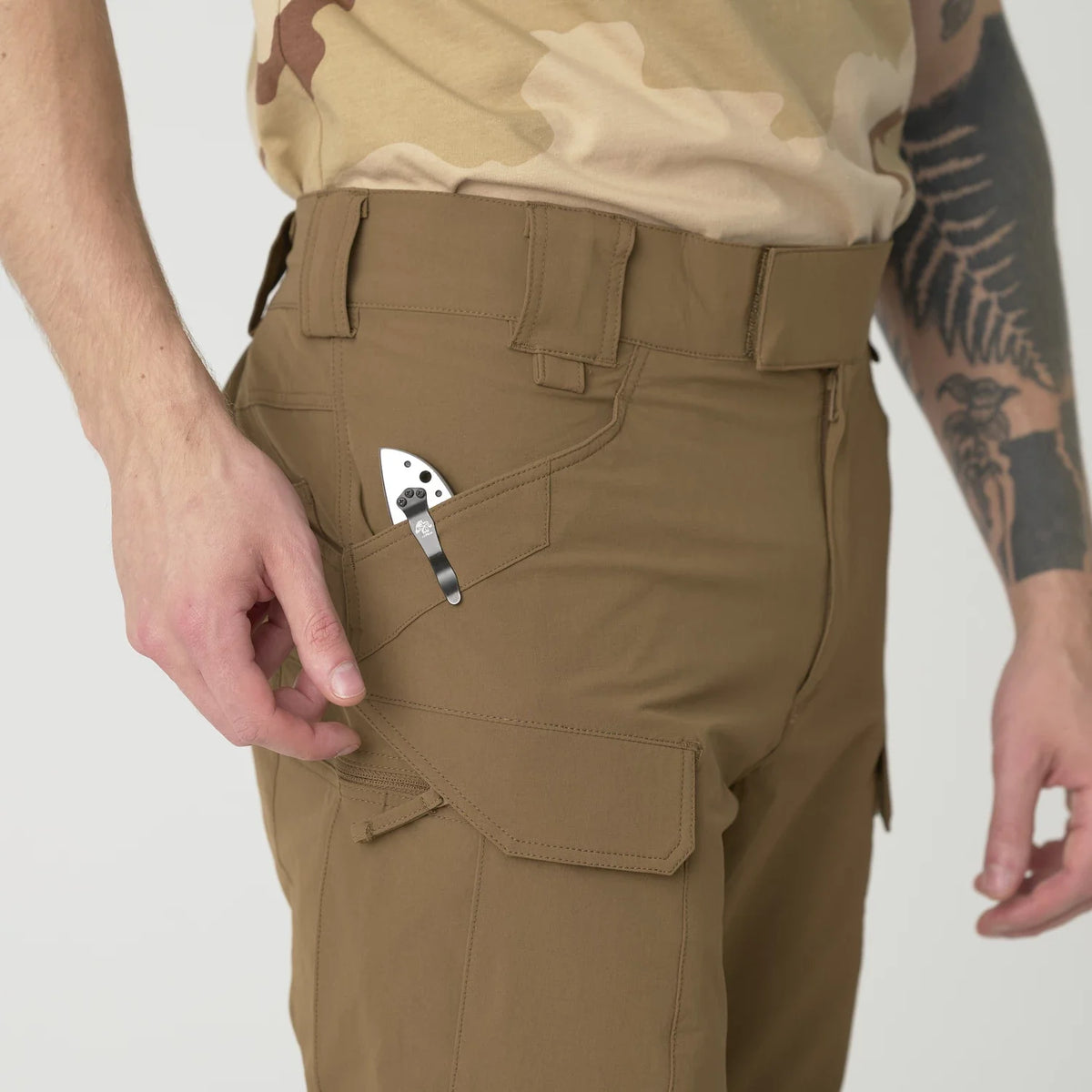 Helikon-Tex OTP nohavice VersaStretch taktické Outdoorové Versa Stretch, Adaptive Green – detail 10