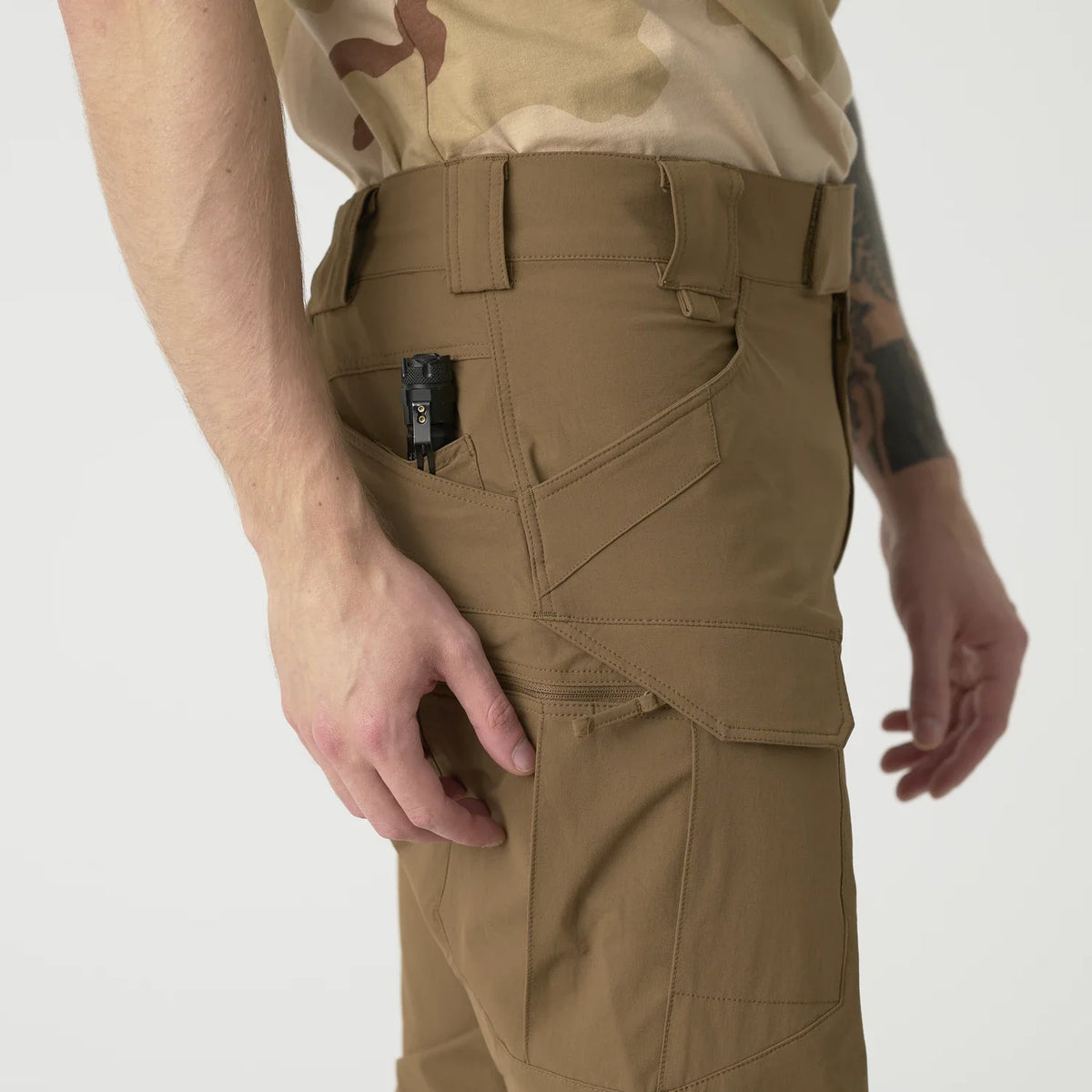 Helikon-Tex OTP nohavice VersaStretch taktické Outdoorové Versa Stretch, Olive Green – detail 11