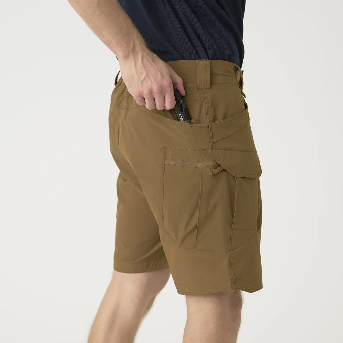 Helikon-Tex OTS 8.5" šortky VersaStretch taktické outdoorové Versa Stretch Lite, Black – detail 4