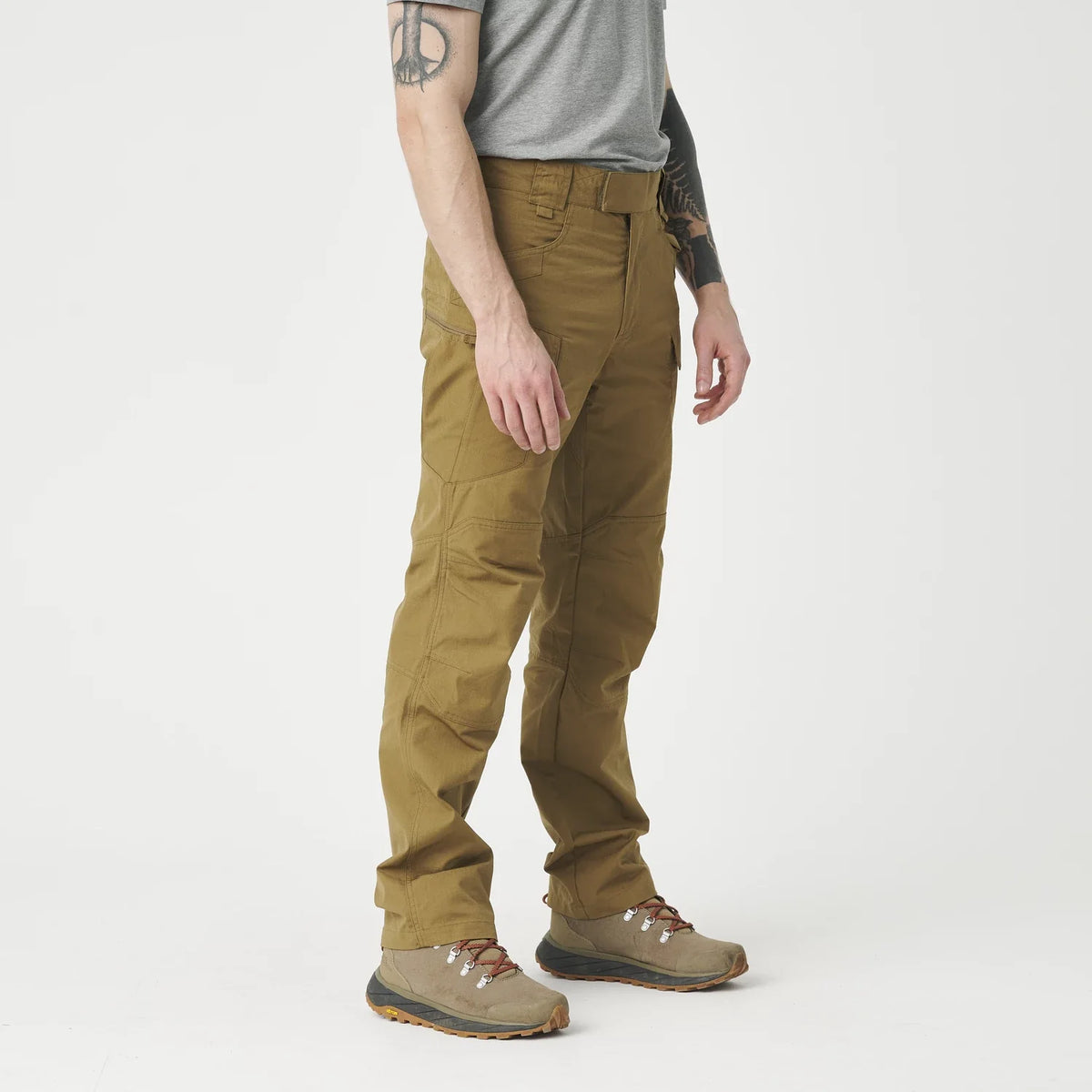 Helikon-Tex UTP nohavice taktické Flex, Coyote – detail