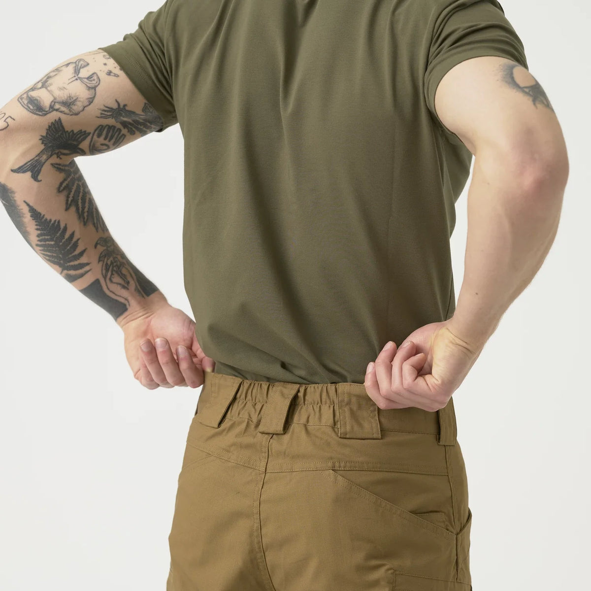 Helikon-Tex Urban Tactical 11" krátke nohavice Rip-Stop polycotton, coyote – detail 7