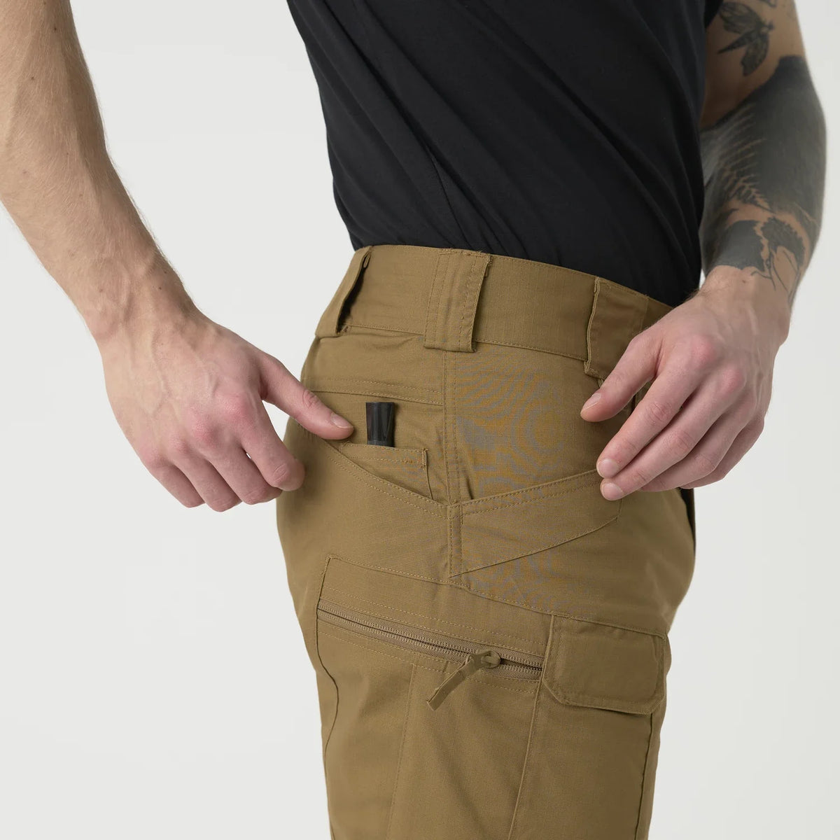 Helikon-Tex UTP nohavice taktické PolyCotton Ripstop, Ash Grey – detail 5