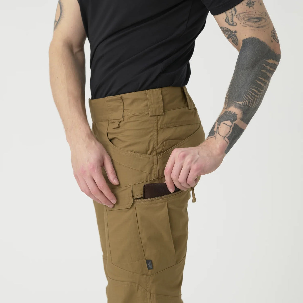 Helikon-Tex UTP nohavice taktické PolyCotton Ripstop, Ash Grey – detail 6