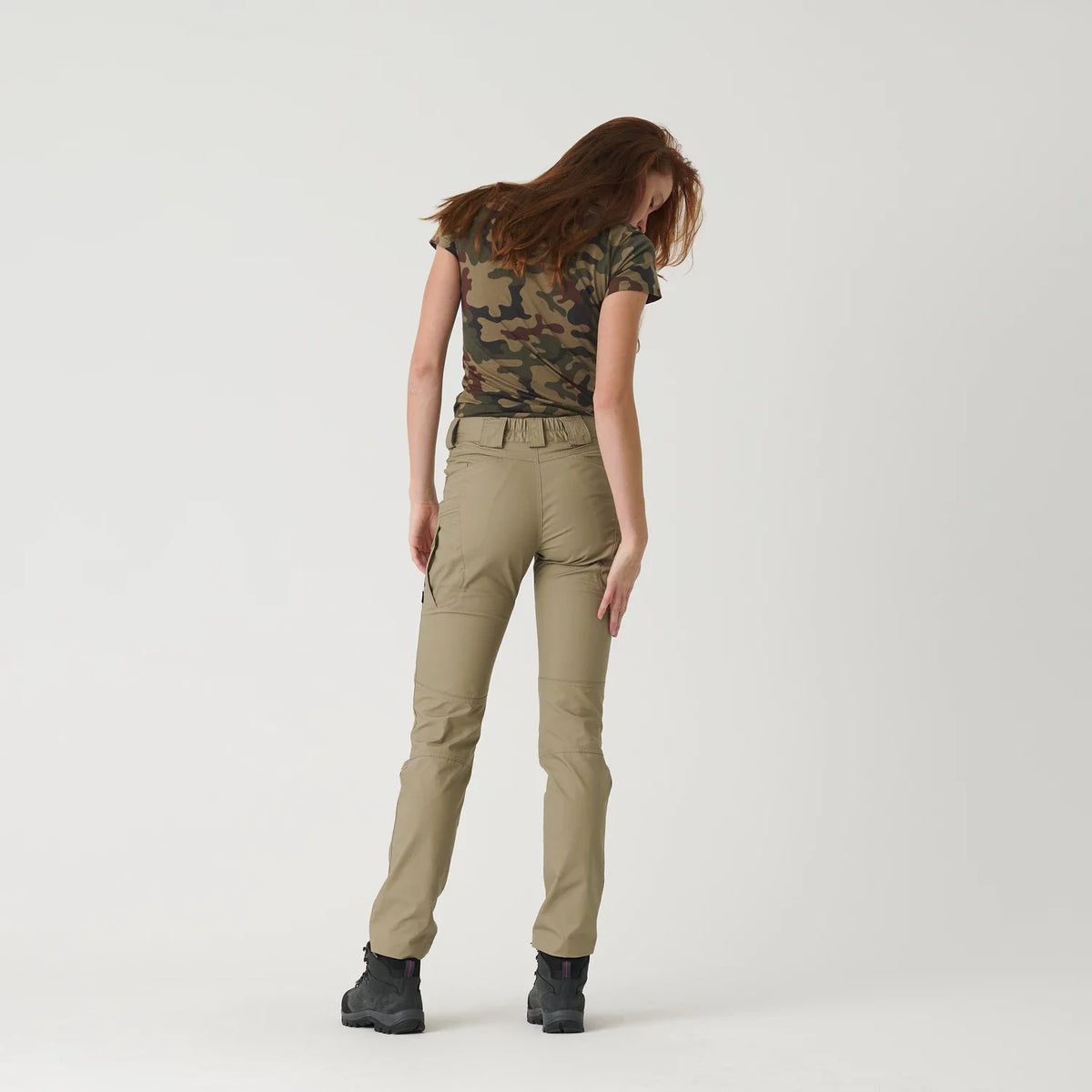 Helikon-Tex UTP Resized mestské nohavice taktické dámske PolyCotton Ripstop, Olive Drab – detail 3