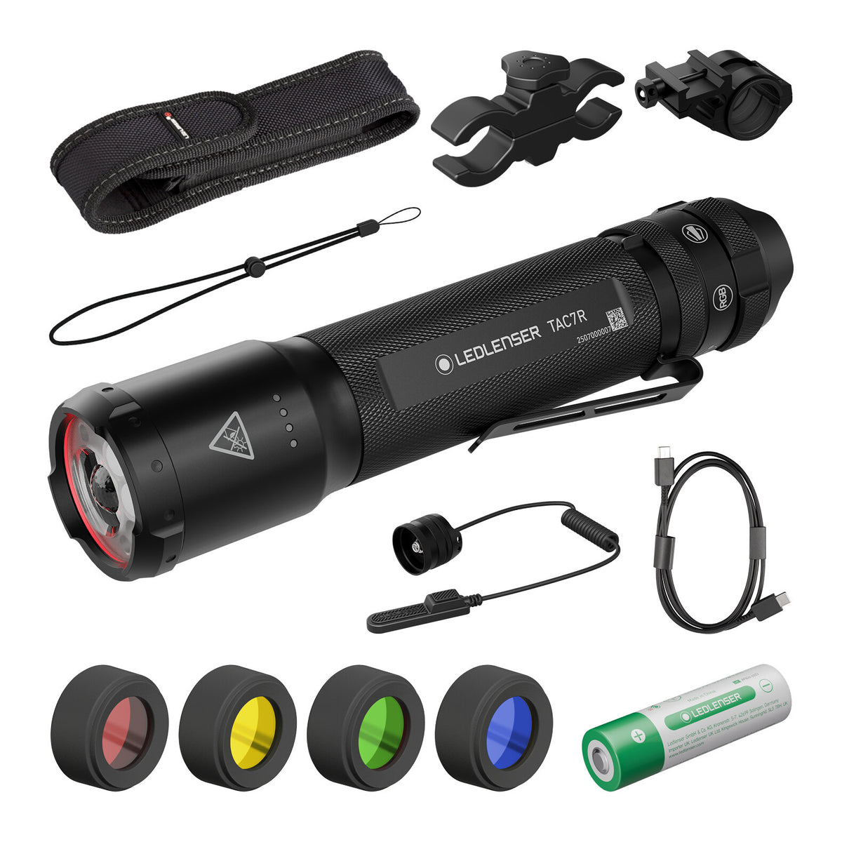 LEDLENSER TAC7R Tactical Outdoor Set súprava taktického svietidla