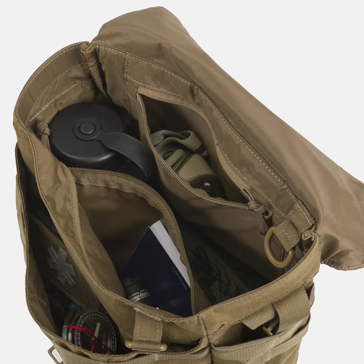 Helikon-Tex Bushcraft Haversack Bag taška cez rameno Cordura®, čierna – detail 4