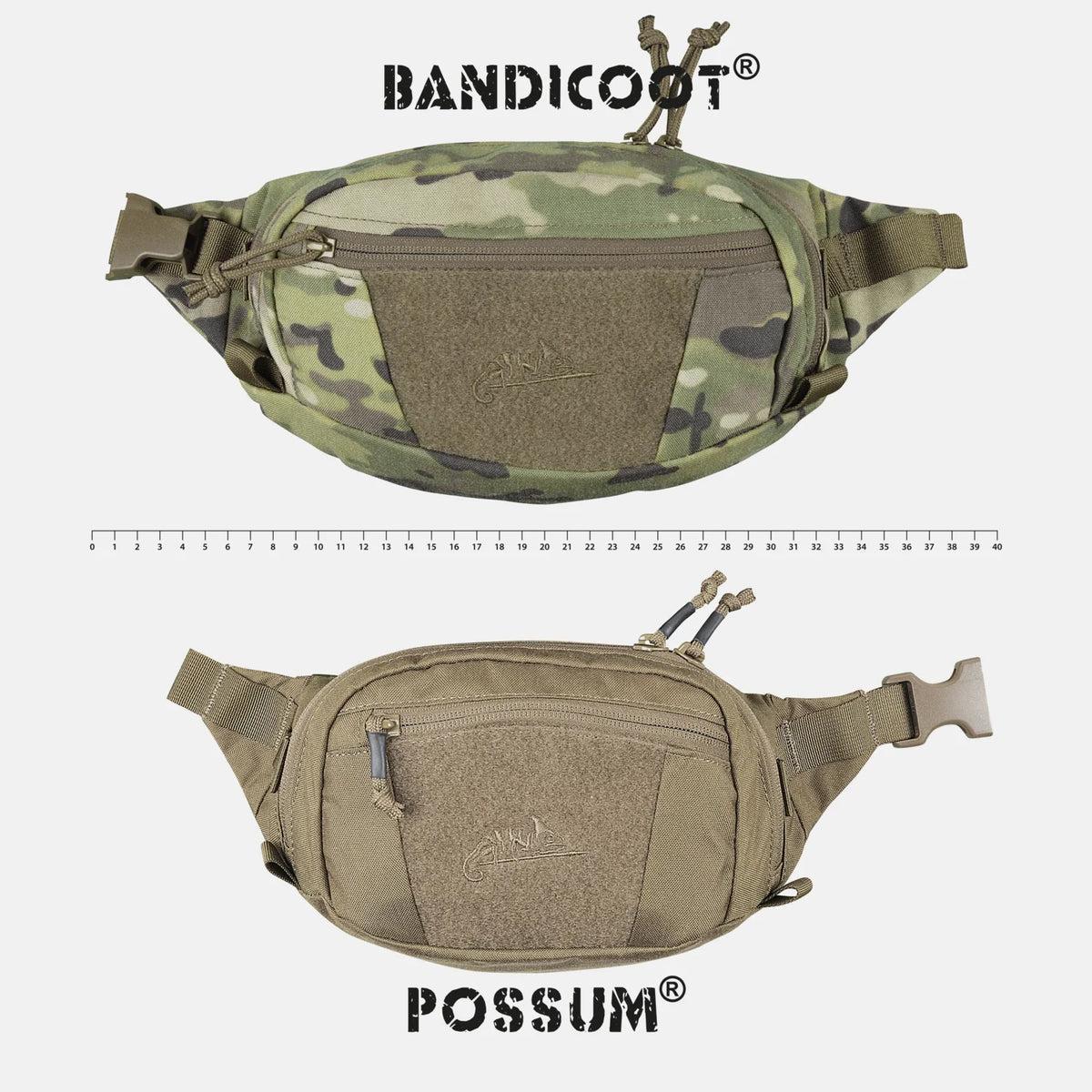 Helikon-Tex POSSUM ľadvinka Cordura, RAL 7013 – detail 3