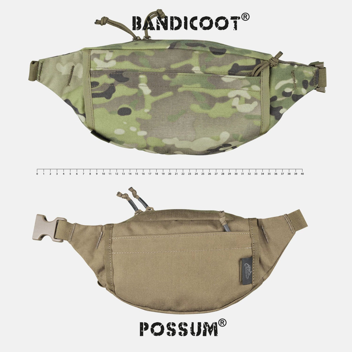 Helikon-Tex POSSUM WAIST borsetă, neagră