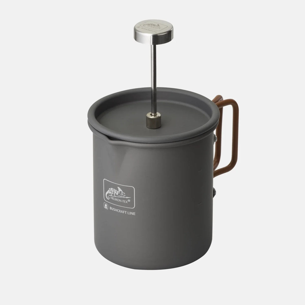 Helikon-Tex Camp hrnček na kávu French Press so sitkom, šedý – detail 1