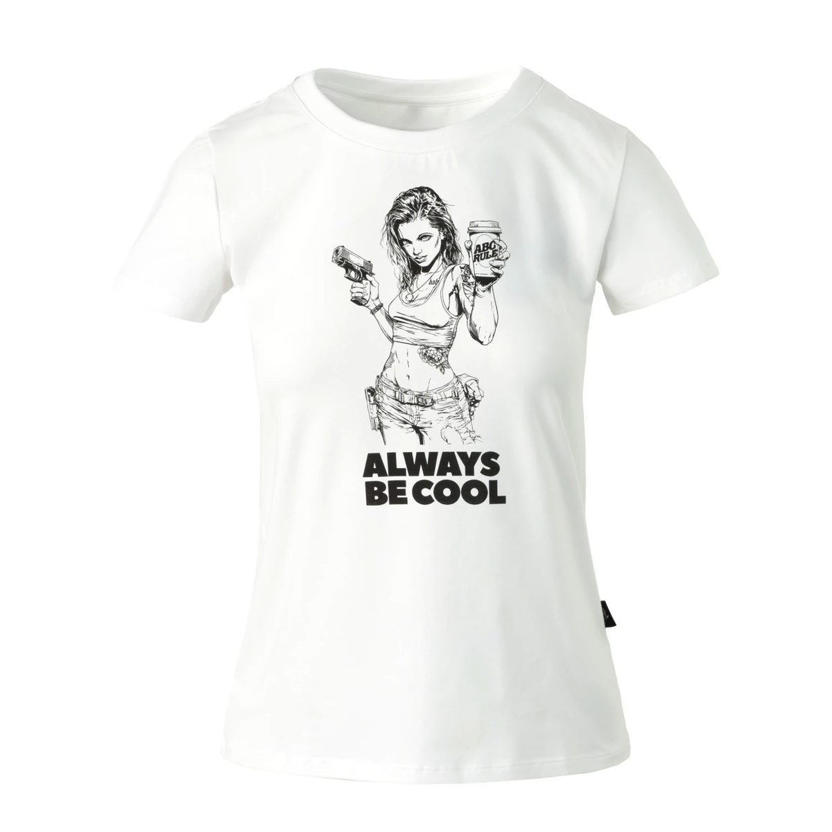 Helikon-Tex ABC Girl dámske tričko, čierne