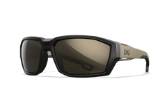 Wiley X Alpine ochelari balistici de soare CAPTIVATE Polarized Tungsten Mirror, Matte Black-Tan