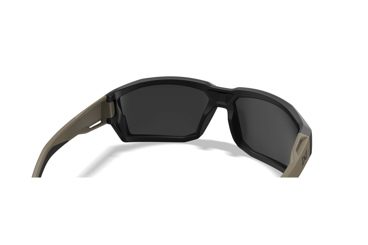 Wiley X Alpine ochelari balistici de soare CAPTIVATE Polarized Tungsten Mirror, Matte Black-Tan