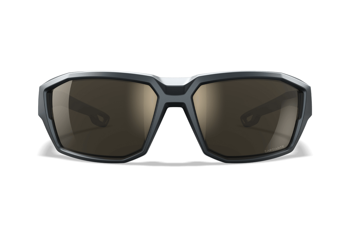 Wiley X Alpine ochelari balistici de soare, Matte Graphite Grey / CAPTIVATE Tungsten Mirror