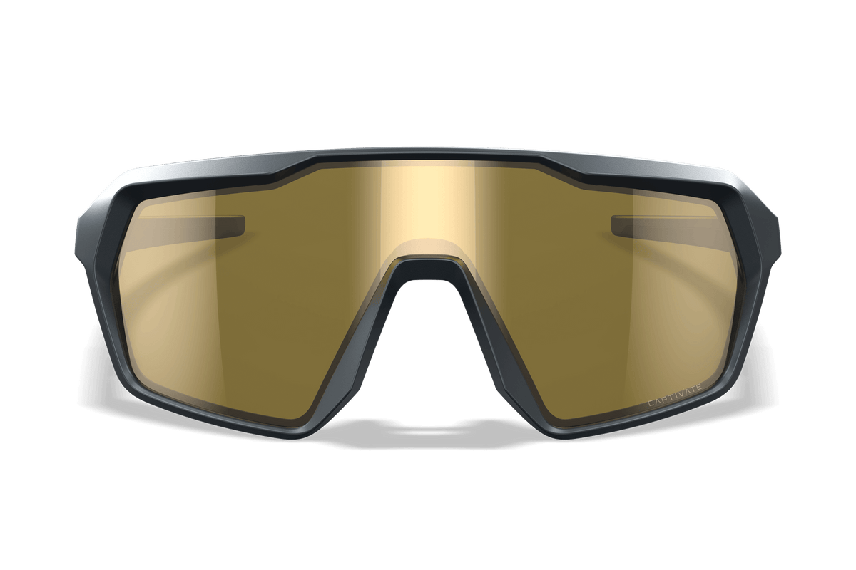 Wiley X Citadel ochelari de soare Captivate, gold mirror/matte graphite grey
