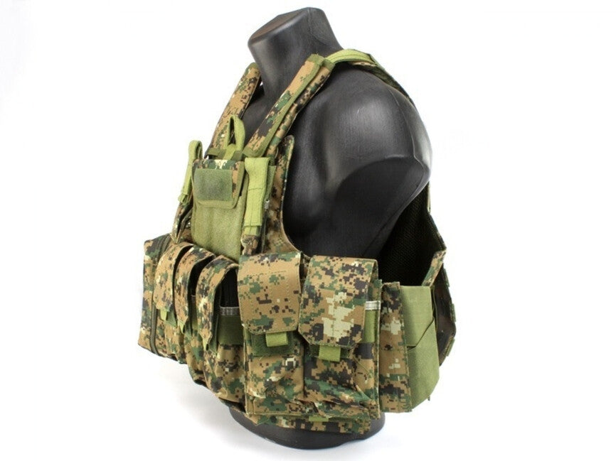 DRAGOWA Heavy Duty vestă tactică, Digital Woodland