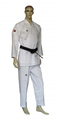 Adidas TKD Open dobok 240g, alb