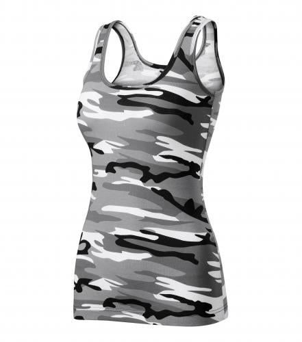 Malfini Camouflage maiou pentru femei 180g/m2, gray