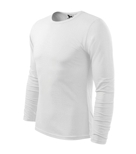 Malfini Fit-T tricou cu mânecă lungă 160g/m2, alb