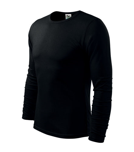 Malfini Fit-T tricou cu mânecă lungă 160g/m2, negru