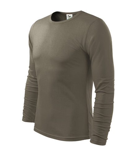 Malfini Fit-T tricou cu mânecă lungă 160g/m2, army