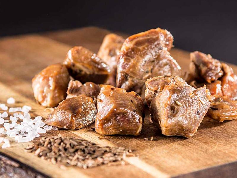 100% Adventure Menu Carne de porc pe chimen, 200g