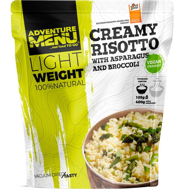 Adventure Menu Risotto cremă cu sparanghel și broccoli, 400g