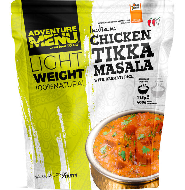 Adventure Pui Tikka Masala menu cu orez basmati, 600g